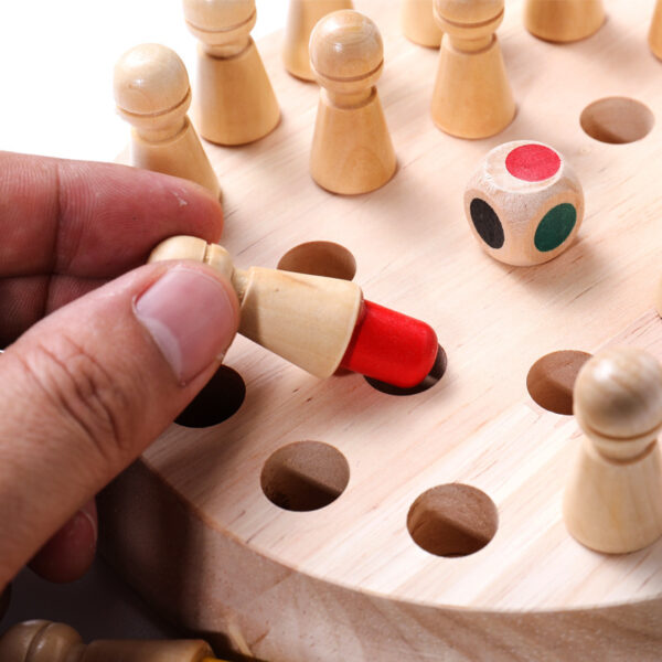 Children's Wooden Educational Toys Memory Chess Kid Early Education Toys - Image 2