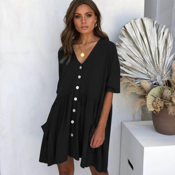 Lace Sleeveless Maternity Dress - Image 9
