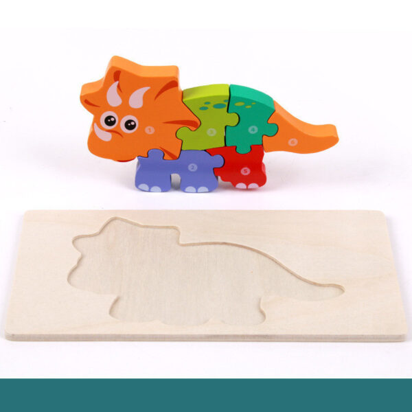 Children's Educational Toys Wooden Three-dimensional Montessori - Image 5