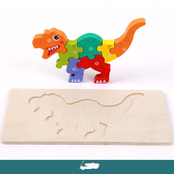 Children's Educational Toys Wooden Three-dimensional Montessori - Image 4
