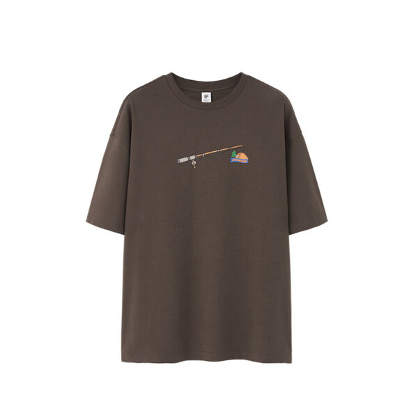 Men's Foam Three-dimensional Printed T-shirt Loose Personality - Image 6