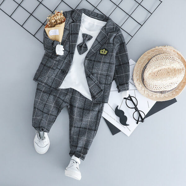 British small suit children's suit gentleman three-piece suit - Image 4