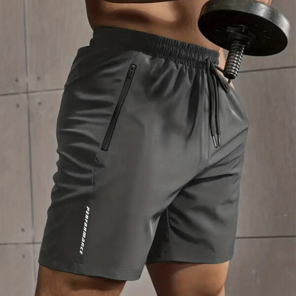 Men's Outdoor Ice Silk Loose Quick-drying Sports Shorts - Image 3