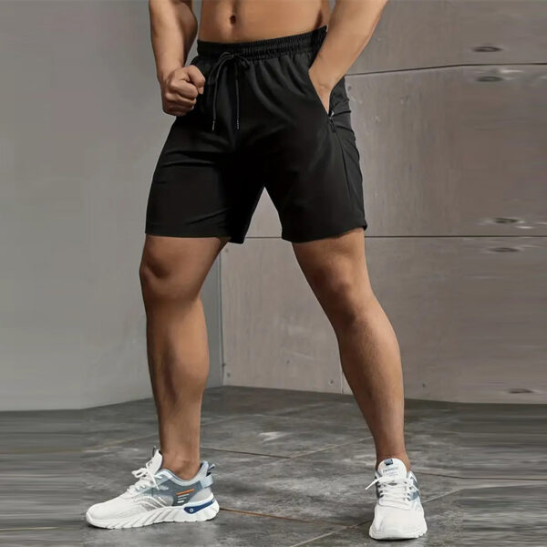 Men's Outdoor Ice Silk Loose Quick-drying Sports Shorts - Image 2