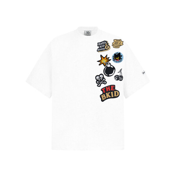 Cartoon Towel Embroidery Short-sleeved T-shirt - Image 5
