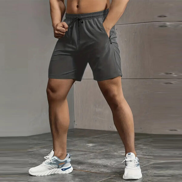 Men's Outdoor Ice Silk Loose Quick-drying Sports Shorts - Image 7