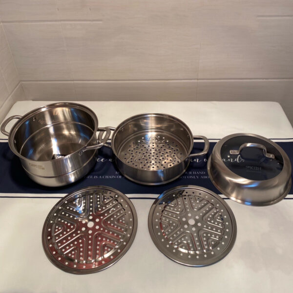 Stainless Steel Steamer Thickened Composite Bottom Steamed Buns - Image 3