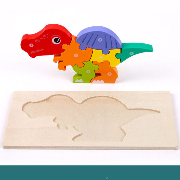 Children's Educational Toys Wooden Three-dimensional Montessori - Image 2