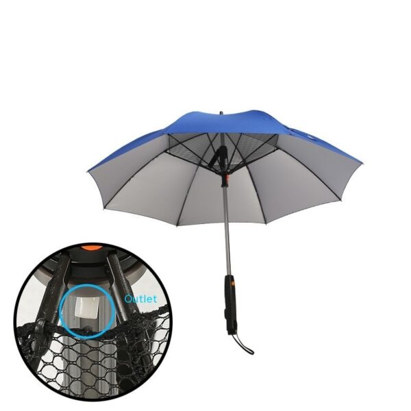 Cooling Spray Sun Umbrella With Fan And Sprinkler - Image 7