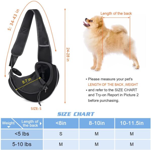 Outdoor Portable Crossbody Bag For Dogs Cats - Image 4