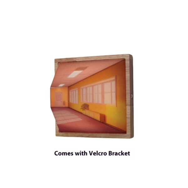3D Illusion Night Light Gallery Bedside Picture Style Creative Modern Simulate Sunshine Drawing Night Light Gift - Image 4