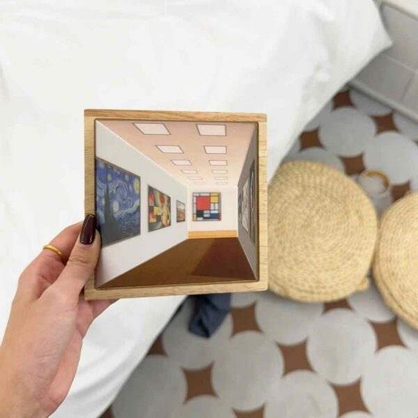 3D Illusion Night Light Gallery Bedside Picture Style Creative Modern Simulate Sunshine Drawing Night Light Gift - Image 9