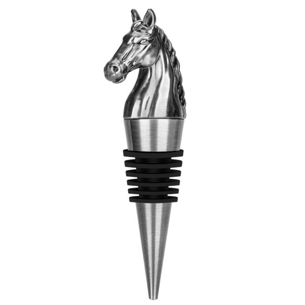 Luxury Horse Head Wine Bottle Stopper Animal-shaped Wine Stopper For Preserving Red Wine, A Kitchen Storage Gift, A Birthday Gift For Universal Wine Preservation Supplies. - Image 9