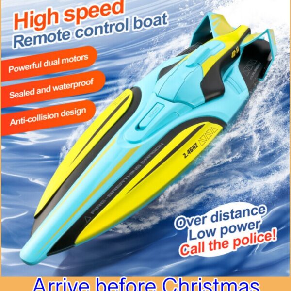 4DRC S1 RC Boat Remote Control Boat For Children And Adults 20 ,MPH Racing Boat 2.4GHz, Gift For Children And Adults, Banned Platform Temu - Image 2