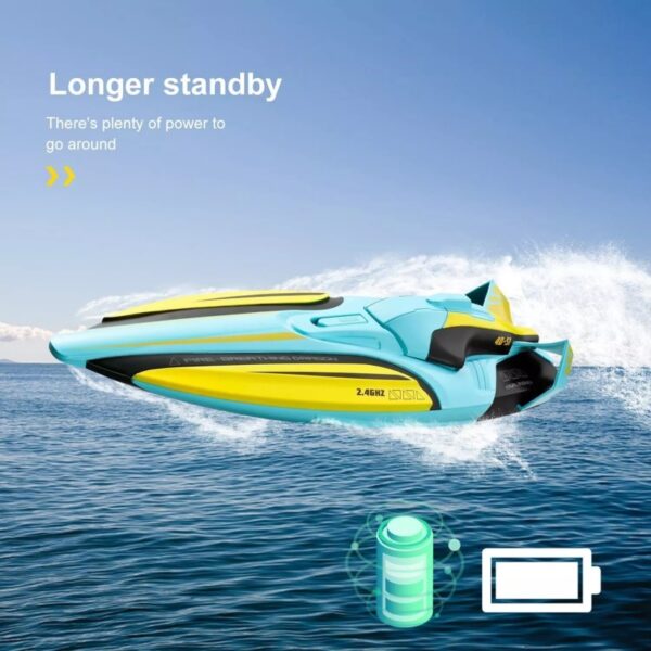 4DRC S1 RC Boat Remote Control Boat For Children And Adults 20 ,MPH Racing Boat 2.4GHz, Gift For Children And Adults, Banned Platform Temu - Image 3